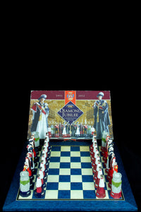 S.A.C. Diamond Jubilee 1952 - 2012 House of Windsor Chess Pieces